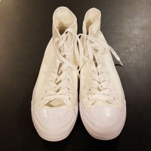 White Converse High Tops